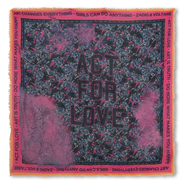 Bufanda ZADIG & VOLTAIRE rosa para niña